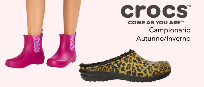 Crocs campionario Inverno Uomo, Donna e Bimbo