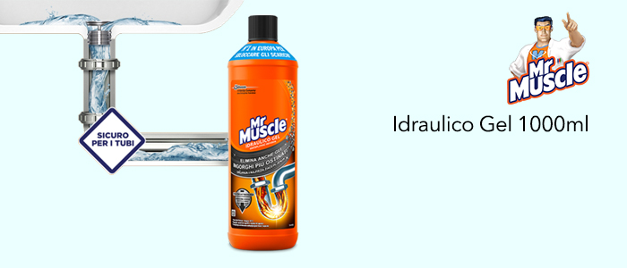 Mr Muscle Idraulico Gel 1000ml