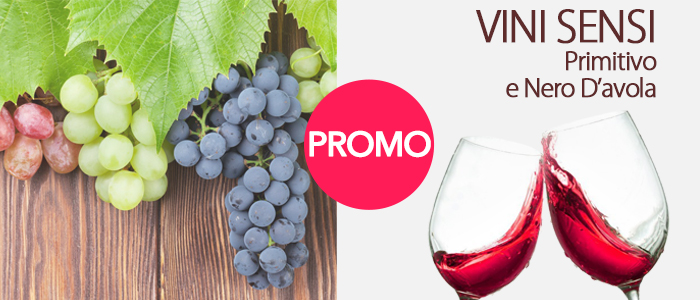 PROMO Vini Sensi: Primitivo e Nero D'Avola