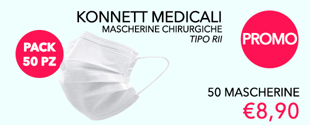 Promozione: 50 Mascherine Konnett Tipo IIR Medicali