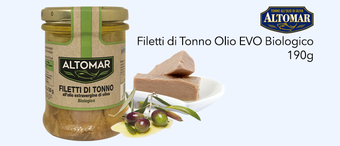 Altomar: Filetti di Tonno Olio EVO Biologico