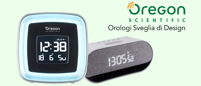 Oregon Scientific: Orologi Sveglia di Design