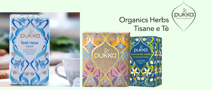 Pukka Organic Herbs: Tisane, Tè e Box