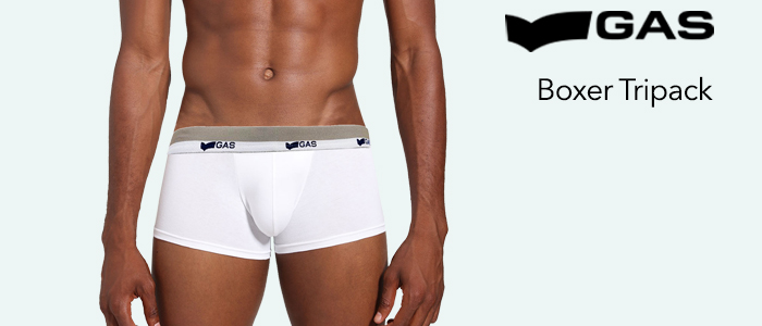 GAS Underwear: Boxer Tripack