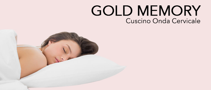 Gold Memory Cuscino Onda Cervicale