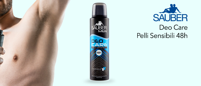 Sauber Men: Deo Care Pelli Sensibili 48h