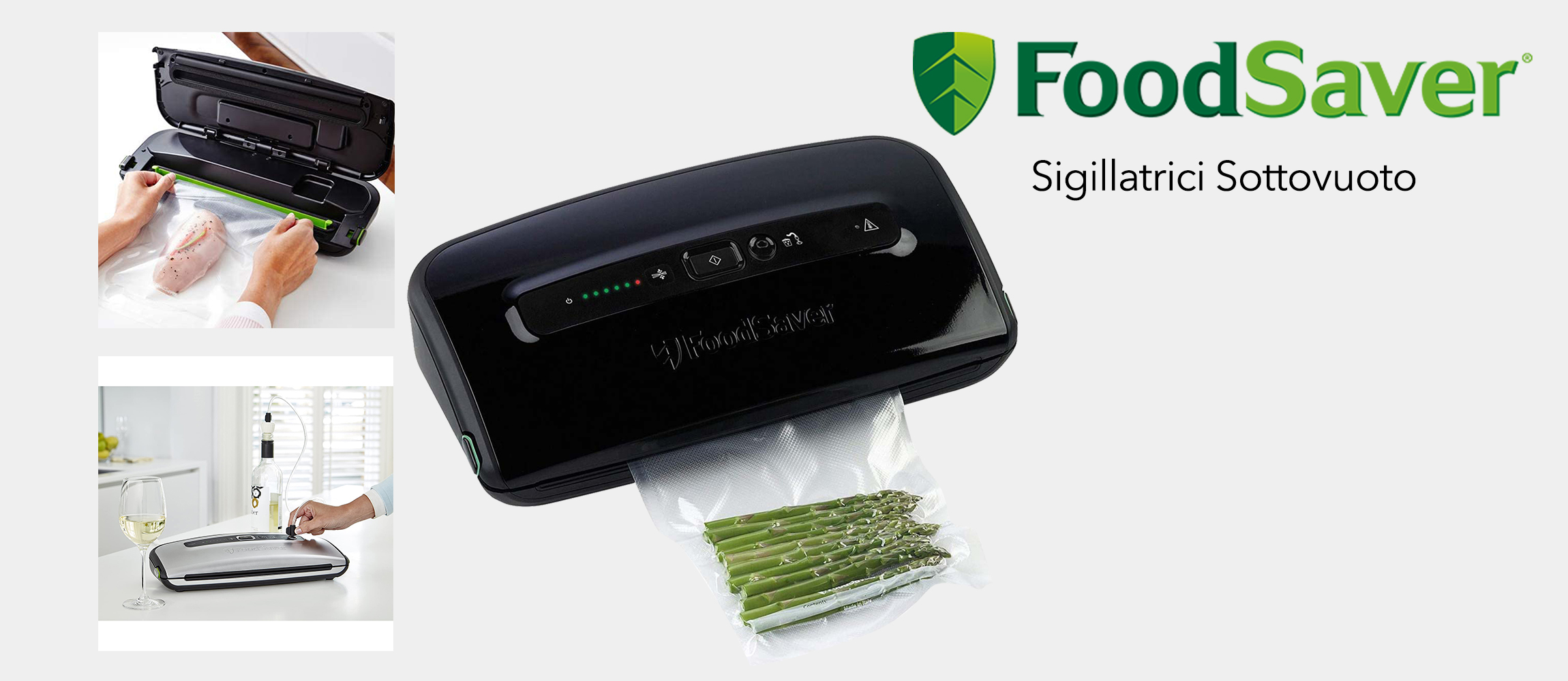 FoodSaver Sigillatrici Sottovuoto ricondizionate: Extra Sconto -20%