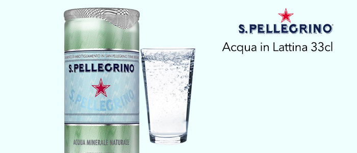 Acqua San Pellegrino Pack 24 Lattine 33cl