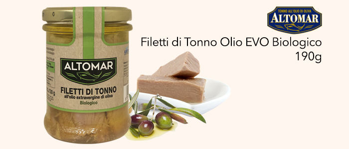 Altomar Filetti di Tonno Olio BIO 190g