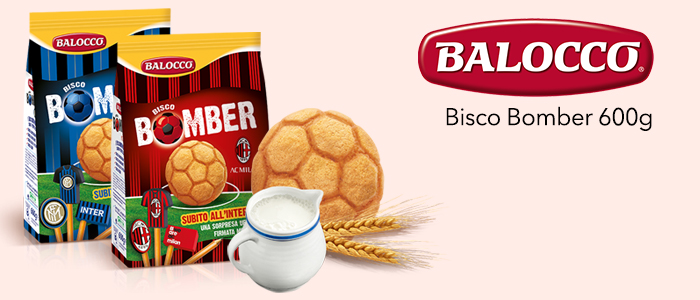 Balocco: Bisco Bomber Inter e Milan 600g