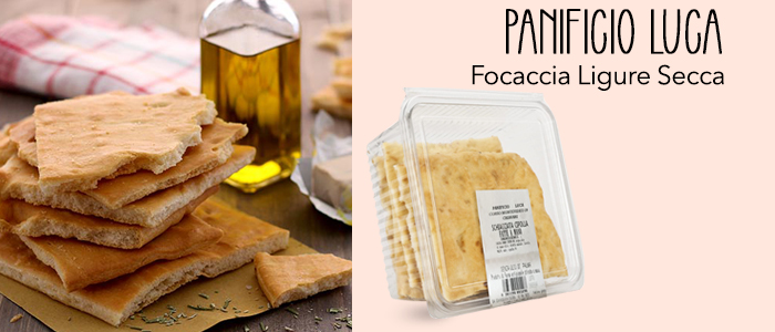 Panificio Luca: focaccia secca ligure tradizionale