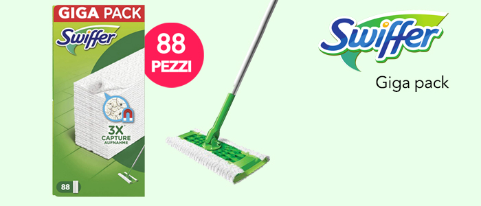 Swiffer Giga pack 88 pezzi