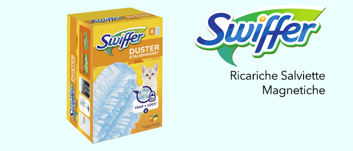 Swiffer Duster Ricariche Salviette Magnetiche Agrumi