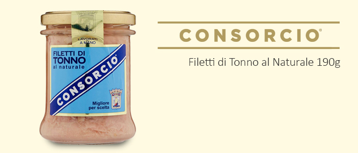 Consorcio Filetti di Tonno al Naturale 190g