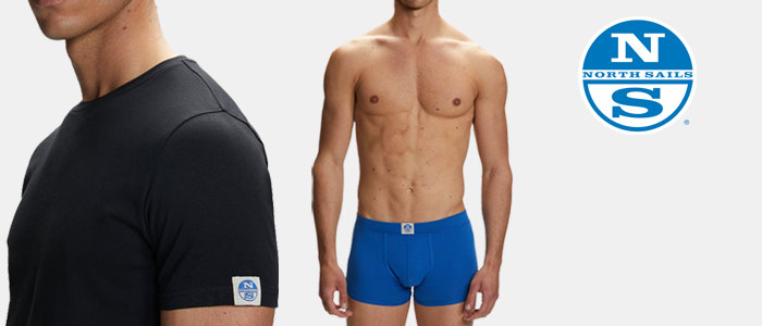 North Sails intimo uomo: slip, boxer e t-shirt