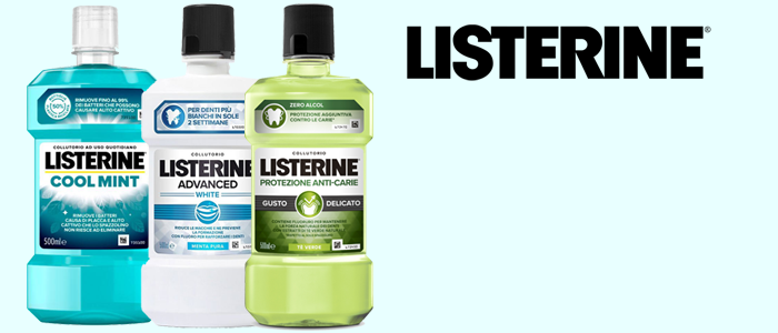 Listerine Collutori 500 e 600ml