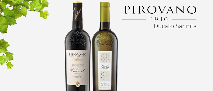 Cantine Pirovano: Greco di Tufo D.O.C.G. e Cabernet Tre Venezie I.G.T.