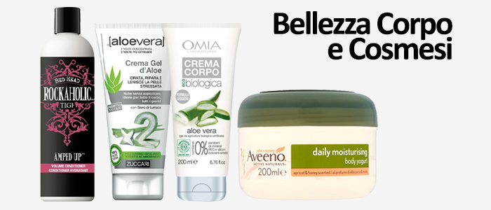 Bellezza Corpo e Cosmesi: Aveeno, Erba Vita, Omia, Restivoil, Tigi