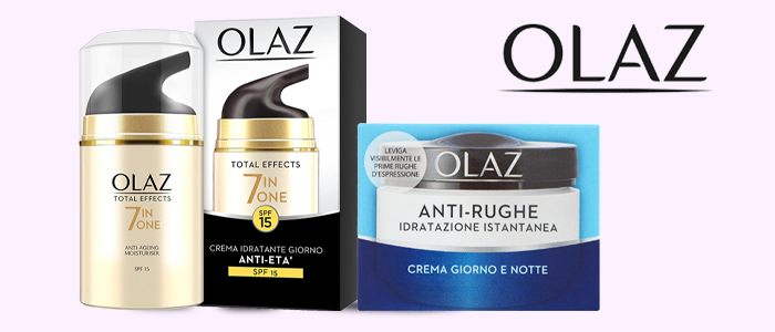 Oil Of Olaz Creme: Total Effect, Rigenerist e Definity