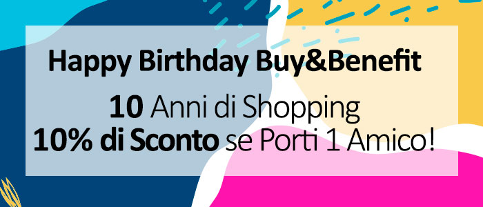 PORTA UN AMICO: 10% di sconto per te e per lui!