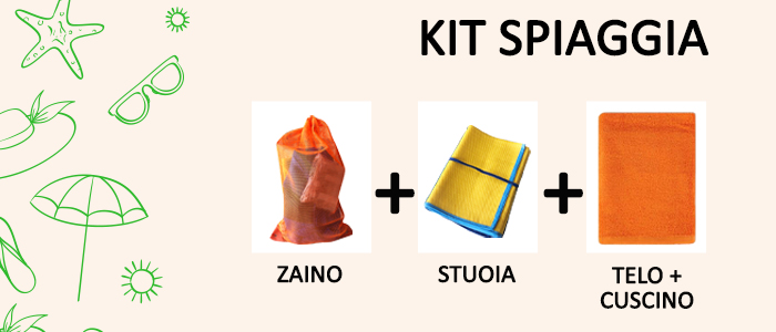 Zaino Mesh Kit Mare