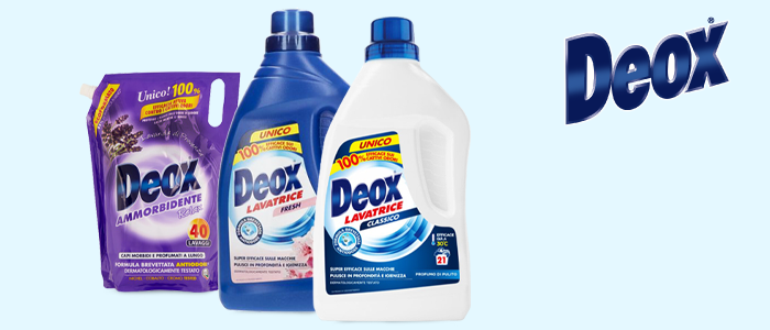 Deox Liquido Lavatrice e Ammorbidente