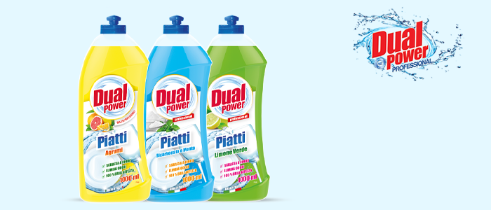 Dual Power Gel Piatti formato 1 litro