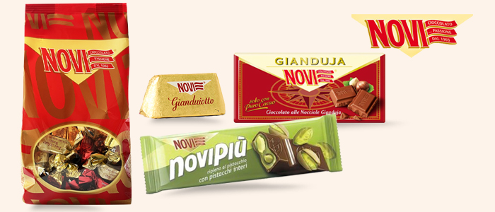 Novi Cioccolato: barrette, tavolette e cioccolatini assortiti