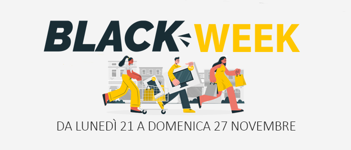 Black Week 2022: tante offerte per il tuo shopping