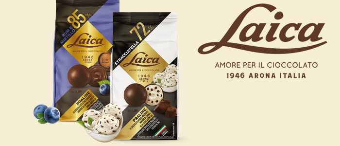 Laica Praline di cioccolato fondente ripiene