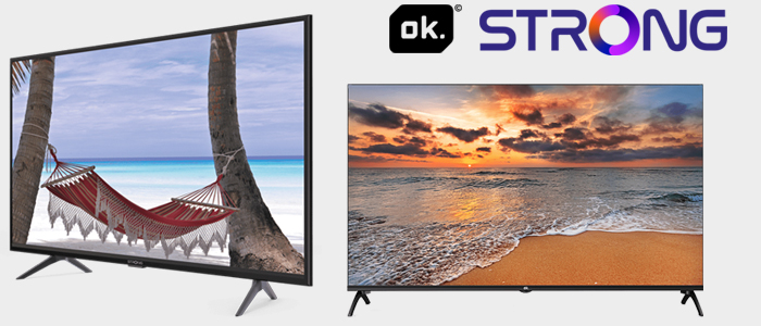 Smart TV Strong 32'' e Ok. 43''