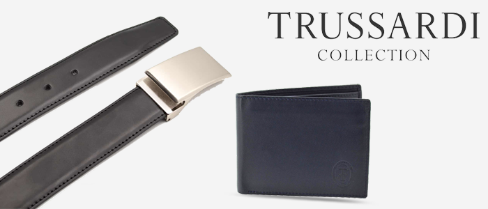 Trussardi Collection Pelletteria: Cinture e Portafogli Uomo