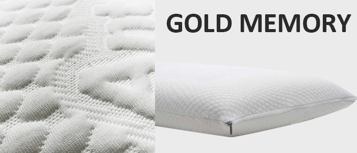 Gold Memory Guanciali in Memory Foam