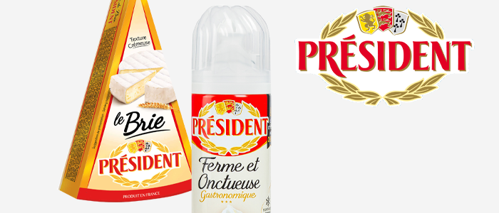 Président Formaggi e Panna: Brie, Camembert, Caprini