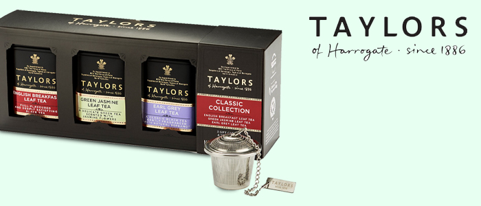 Taylors of Harrogate Selezione Tè con Infusore