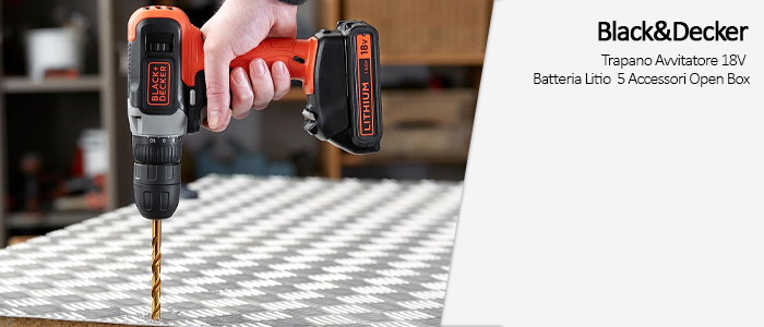 Black&Decker Trapano Avvitatore