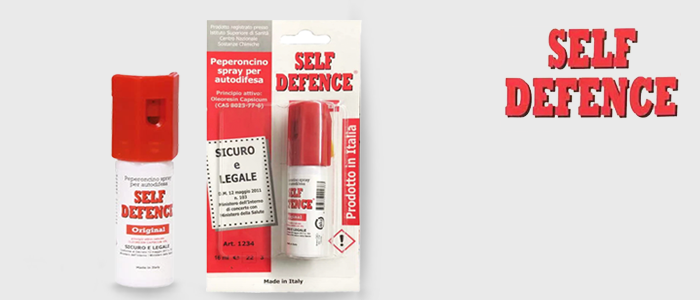 Self Defence Peperoncino spray per autodifesa