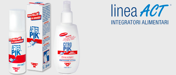 LineaAct antizanzare: Roll-on e spray