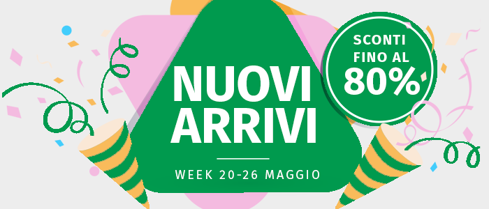 Novità, Nuovi Arrivi e Promo: Week 20-26 maggio