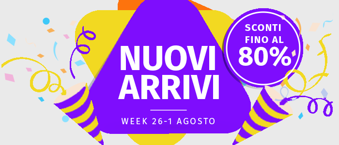 Speciale Degustazione, Tesseramento Libero e Novità: Week 26 agosto-1 settembre