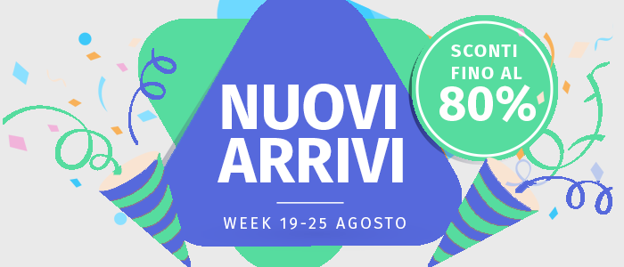 Speciale Tesseramento Libero, Promo e Novità: Week 19-25 agosto