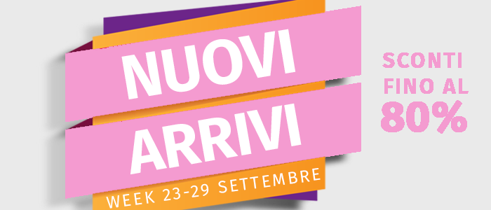 Novità e Nuovi Arrivi: Week 23-29 settembre